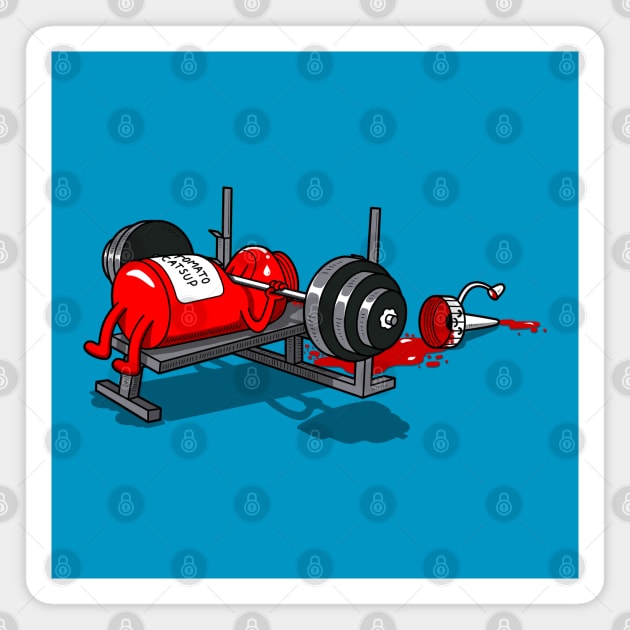 Bench Pressed Magnet by Originals by Boggs Nicolas